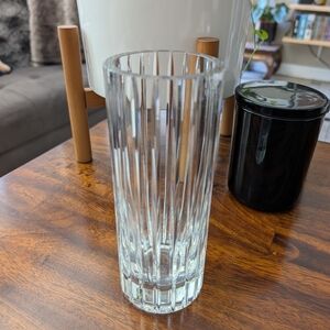 Baccarat For Tiffany & Co. Flower Vase 10" Tall